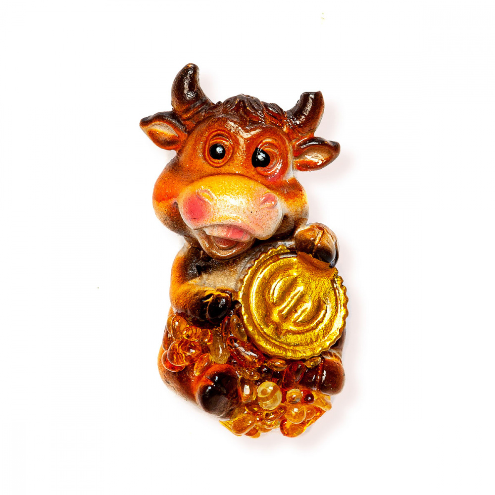 Бычок магнит янтарь